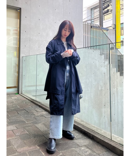 STRATA(エストラータ)の「ジレレイヤードライトコート 【低身長・小柄女性】(その他アウター・レディース・ベージュ/ネイビー・ONE SIZE)」の11枚目の写真