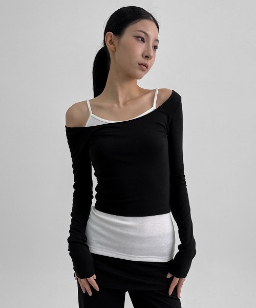 BLACKUP（ブラックアップ）の「[MADE] チコワイドUネック長袖Tシャツ（Tシャツ/カットソー・レディース・チャコール/グレー/ブラック・MEDIUM/SMALL）」の20枚目の写真