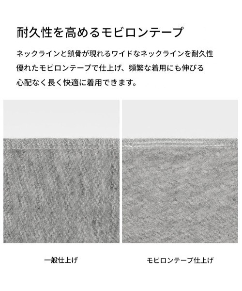 BLACKUP（ブラックアップ）の「[MADE] チコワイドUネック長袖Tシャツ（Tシャツ/カットソー・レディース・チャコール/グレー/ブラック・MEDIUM/SMALL）」の12枚目の写真