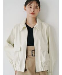 TONAL（トーナル）の「レースフェイクレザーブルゾン（ブルゾン）」