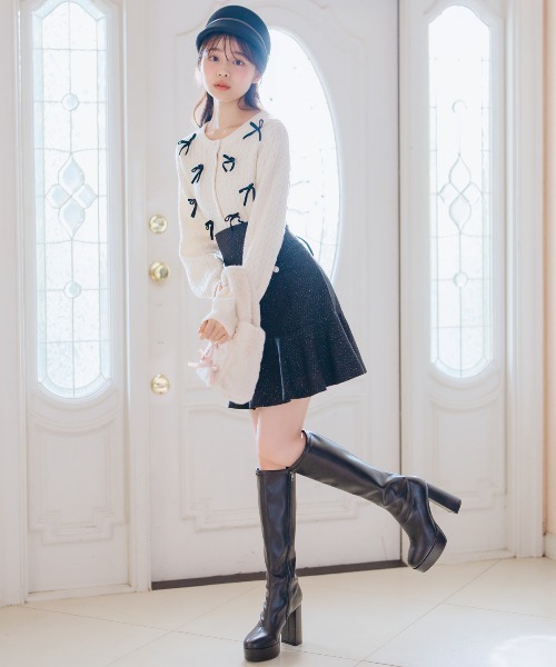 WILLSELECTION（ウィルセレクション）の「厚底ロングブーツ（ブーツ・レディース・モカ/ブラック/ブラック系その他・SMALL/MEDIUM/LARGE）」の5枚目の写真