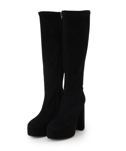 WILLSELECTION（ウィルセレクション）の「厚底ロングブーツ（ブーツ・レディース・モカ/ブラック/ブラック系その他・SMALL/MEDIUM/LARGE）」の8枚目の写真