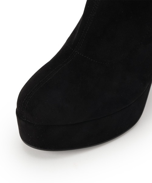 WILLSELECTION（ウィルセレクション）の「厚底ロングブーツ（ブーツ・レディース・モカ/ブラック/ブラック系その他・SMALL/MEDIUM/LARGE）」の4枚目の写真