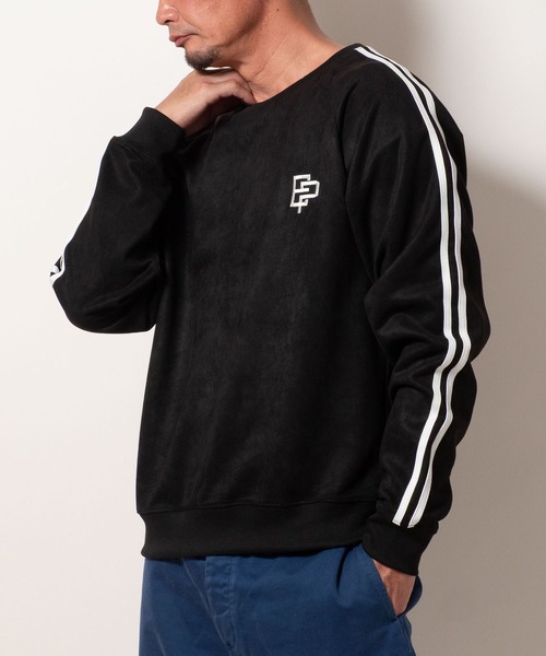 BAYBLO(ベイブロ)の「(SA) スウェード ロゴ ライン トレーナー(スウェット・メンズ・ブラック/ブラウン/グレー/アイボリー・M/L/LL)」の16枚目の写真