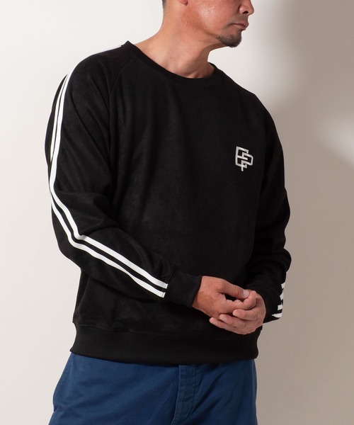 BAYBLO(ベイブロ)の「(SA) スウェード ロゴ ライン トレーナー(スウェット・メンズ・ブラック/ブラウン/グレー/アイボリー・M/L/LL)」の17枚目の写真