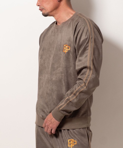 BAYBLO(ベイブロ)の「(SA) スウェード ロゴ ライン トレーナー(スウェット・メンズ・ブラック/ブラウン/グレー/アイボリー・M/L/LL)」の21枚目の写真