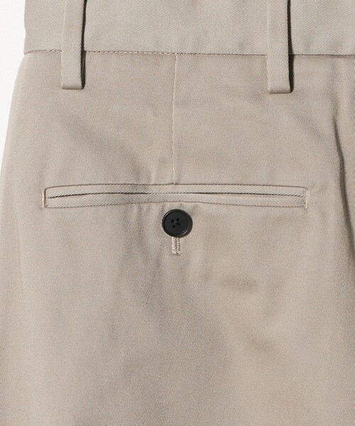 BEAUTY&YOUTH UNITED ARROWS（ビューティーアンドユースユナイテッドアローズ）の「ダルカラー 2プリーツ ワイド チノパンツ NO.11（チノパンツ・メンズ・オリーブ/オフホワイト・S/M/L/XL）」の14枚目の写真