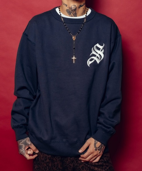 Subciety(サブサエティ)の「icon sweatshirt(スウェット・メンズ・グレー/ネイビー/ブラック・MEDIUM/SMALL/X-LARGE/LARGE/XX-LARGE/X-SMALL)」の3枚目の写真