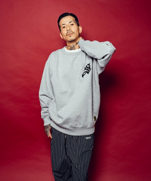 Subciety(サブサエティ)の「icon sweatshirt(スウェット・メンズ・グレー/ネイビー/ブラック・MEDIUM/SMALL/X-LARGE/LARGE/XX-LARGE/X-SMALL)」の10枚目の写真