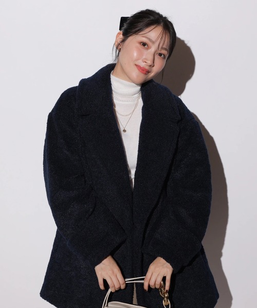 セミコクーンボアPコート（ダウンジャケット/コート）｜Apuweiser