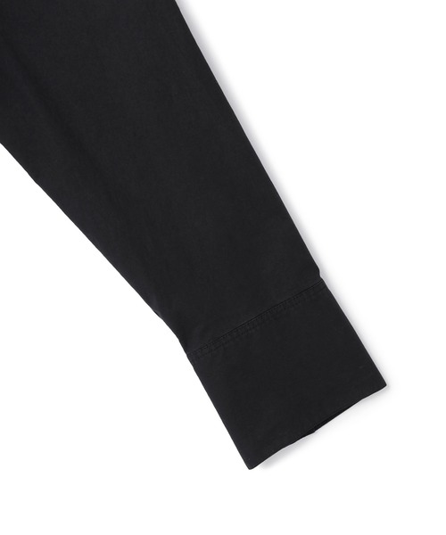 ADAM ET ROPE'(アダムエロペ)の「スキッパーフーディシャツ(シャツ/ブラウス・レディース・ホワイト系その他5/ブラック・FREE)」の3枚目の写真