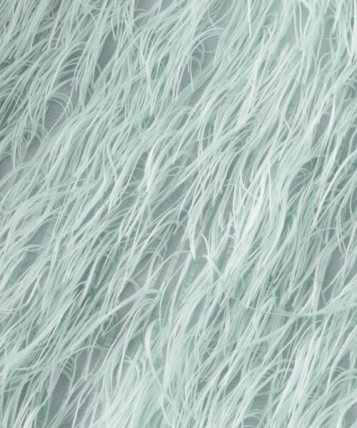 LOVELESS（ラブレス）の「フェザージャカードブルゾン（ブルゾン・レディース・ライトグリーン/オフホワイト・36）」の8枚目の写真