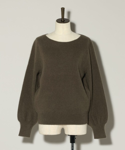 Andemiu（アンデミュウ）の「【洗える】CNラクーンコンボートネックニット491269（ニット/セーター・レディース・ブラウン/ピンク/ベージュ/ブルー/ラベンダー・FREE）」の19枚目の写真