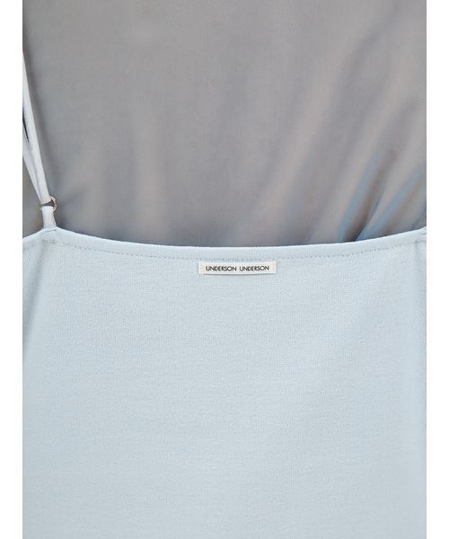 UNDERSON UNDERSON(アンダーソン アンダーソン)の「シアーカットソー×キャミSET(Tシャツ/カットソー・レディース・ブラック/ブルー・F)」の18枚目の写真