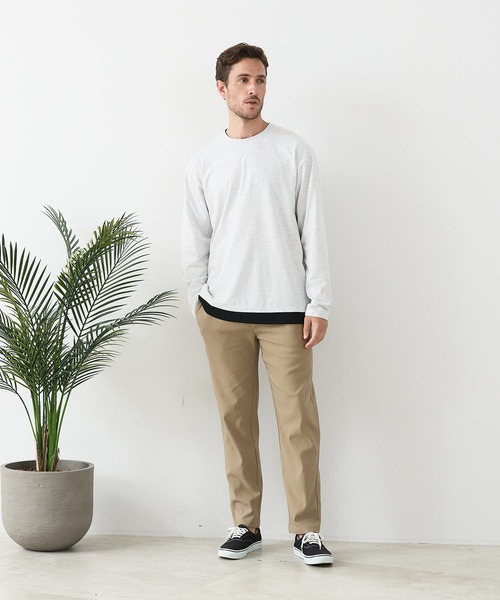 Blue Standard (ブルースタンダード)の「【BLUE STANDARD/ブルースタンダード】快適!スーパーストレッチ起毛イージーパンツ レギュラーストレート 暖パン イージーケア ウエストゴム UVカット(その他パンツ・メンズ・ネイビー/ブラック/ベージュ・MEDIUM/LARGE/X-LARGE)」の9枚目の写真