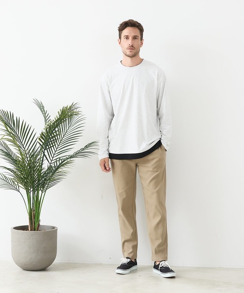 Blue Standard (ブルースタンダード)の「【BLUE STANDARD/ブルースタンダード】快適!スーパーストレッチ起毛イージーパンツ レギュラーストレート 暖パン イージーケア ウエストゴム UVカット(その他パンツ・メンズ・ネイビー/ブラック/ベージュ・MEDIUM/LARGE/X-LARGE)」の12枚目の写真