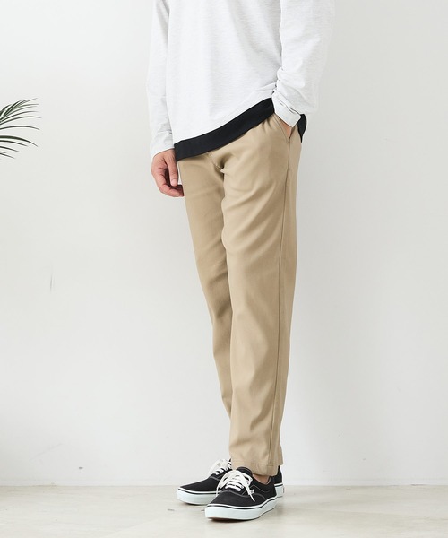 Blue Standard (ブルースタンダード)の「【BLUE STANDARD/ブルースタンダード】快適!スーパーストレッチ起毛イージーパンツ レギュラーストレート 暖パン イージーケア ウエストゴム UVカット(その他パンツ・メンズ・ネイビー/ブラック/ベージュ・MEDIUM/LARGE/X-LARGE)」の8枚目の写真