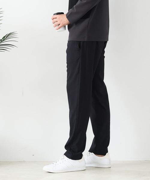 Blue Standard (ブルースタンダード)の「【BLUE STANDARD/ブルースタンダード】快適!スーパーストレッチ起毛イージーパンツ レギュラーストレート 暖パン イージーケア ウエストゴム UVカット(その他パンツ・メンズ・ネイビー/ブラック/ベージュ・MEDIUM/LARGE/X-LARGE)」の4枚目の写真