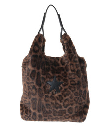 CONVERSE TOKYO（コンバーストウキョウ）の「2WAY LEOPARD ECO-FUR SHOPPING TOTE BAG（トートバッグ・メンズ）」