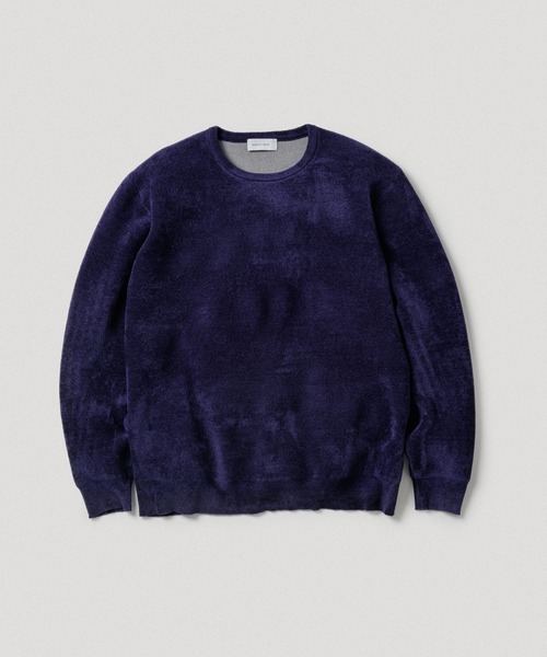 アダムエロペ（ADAM ET ROPE’）/モールヤーン クルーネック ニットプルオーバー セール】モールヤーン クルーネック ニットプルオーバー（ニット