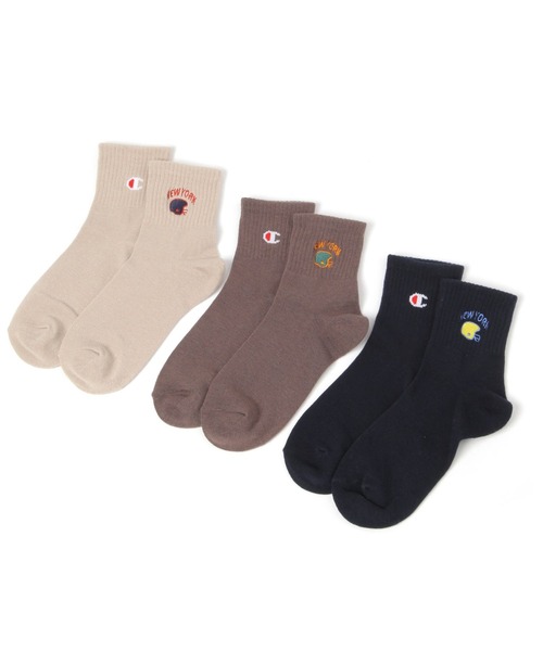 Champion(チャンピオン)の「【Champion(チャンピオン)】3Pソックス(KIDS)(ソックス/靴下・キッズ・その他1・FREE)」の1枚目の写真