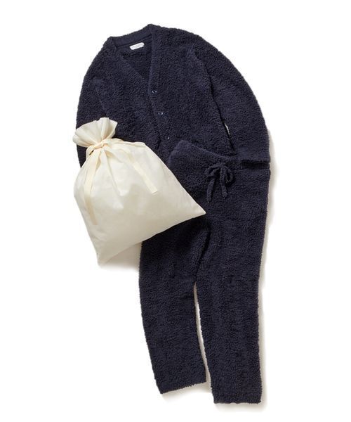 【ラッピング済み】【HOMME】ベーシックジェラートカーディガン＆ロングパンツSET
