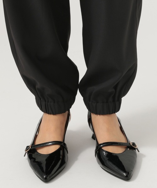 BAYFLOW（ベイフロー）の「裏起毛ベイカーパンツ（その他パンツ・レディース・ブラウン/ブラック/アイボリー・MEDIUM/SMALL）」の10枚目の写真