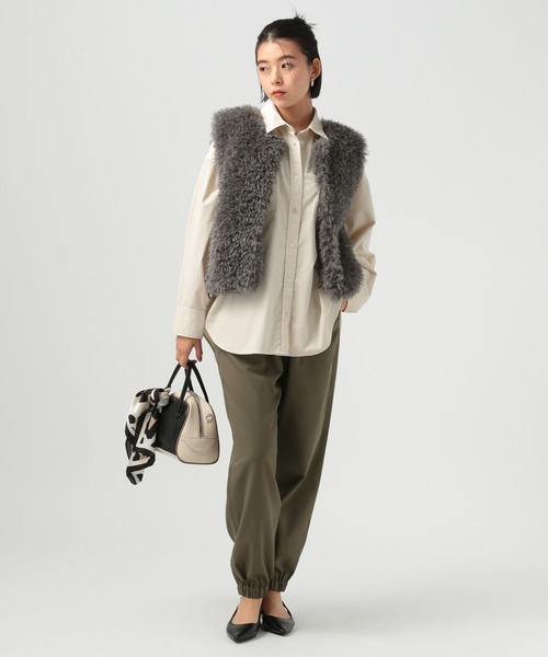 BAYFLOW（ベイフロー）の「裏起毛ベイカーパンツ（その他パンツ・レディース・ブラウン/ブラック/アイボリー・MEDIUM/SMALL）」の22枚目の写真