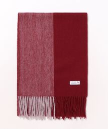 マフラー（レッド/赤色系・ブランドロゴ）ファッション通販