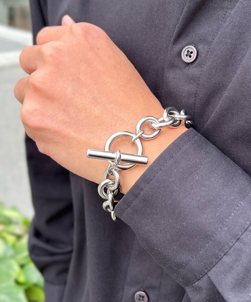 セール】【yield select】Design Chain Bracelet ステンレス チェーン