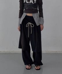 【Geek Office / ギークオフィス】LCDC TM / LAYERED DETAIL JERSEY PANTS