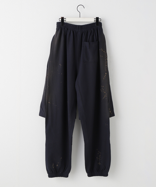 LCDC TM（エルシーディーシーティーエム）の「【Geek Office / ギークオフィス】LCDC TM / LAYERED DETAIL JERSEY PANTS（スウェットパンツ・レディース・ネイビー・FREE）」の14枚目の写真