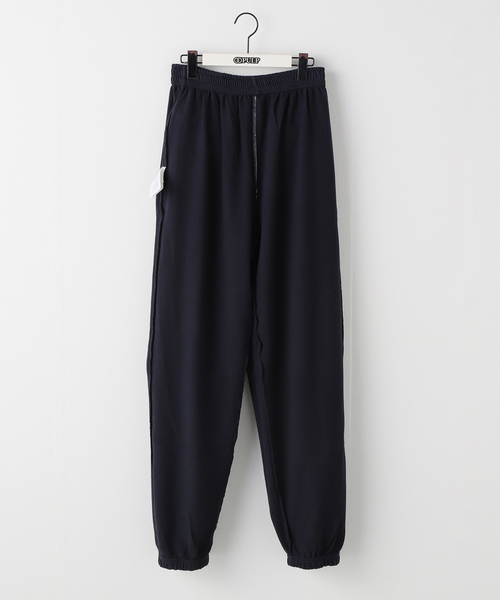 LCDC TM（エルシーディーシーティーエム）の「【Geek Office / ギークオフィス】LCDC TM / LAYERED DETAIL JERSEY PANTS（スウェットパンツ・レディース・ネイビー・FREE）」の4枚目の写真