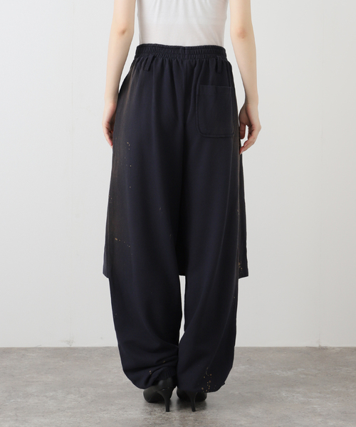 LCDC TM（エルシーディーシーティーエム）の「【Geek Office / ギークオフィス】LCDC TM / LAYERED DETAIL JERSEY PANTS（スウェットパンツ・レディース・ネイビー・FREE）」の10枚目の写真