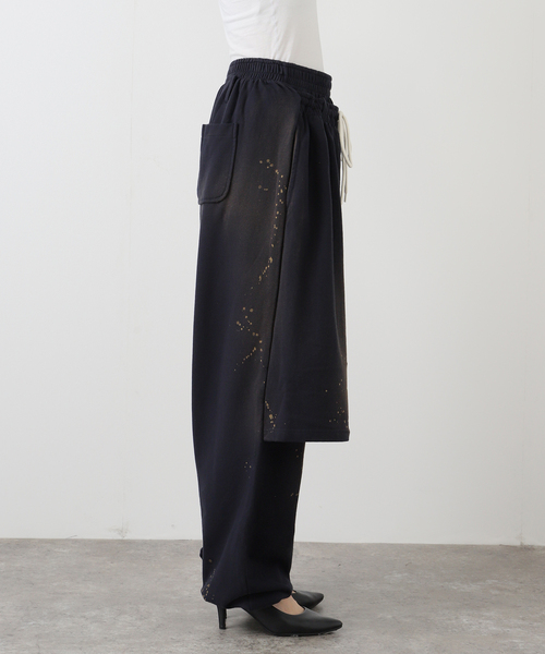 LCDC TM（エルシーディーシーティーエム）の「【Geek Office / ギークオフィス】LCDC TM / LAYERED DETAIL JERSEY PANTS（スウェットパンツ・レディース・ネイビー・FREE）」の11枚目の写真