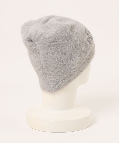 Figments（フィグメンツ）の「クロススタッズニットキャップ（ニットキャップ/ビーニー・レディース・ブラック/グレー・FREE）」の3枚目の写真