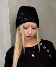 Figments（フィグメンツ）の「クロススタッズニットキャップ（ニットキャップ/ビーニー）」