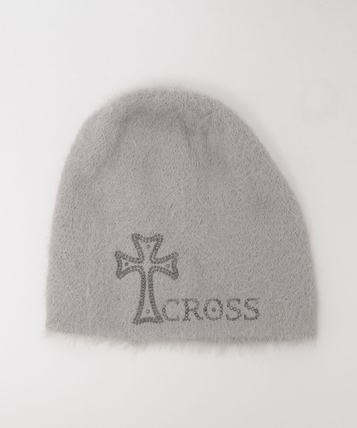 Figments（フィグメンツ）の「クロススタッズニットキャップ（ニットキャップ/ビーニー・レディース・ブラック/グレー・FREE）」の8枚目の写真