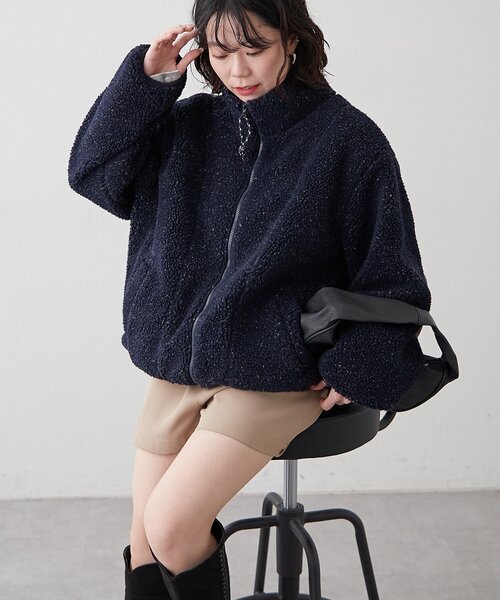 ネップボアブルゾン（ブルゾン）｜Remind me and forever（リマインド