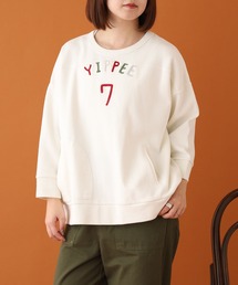 EMAGO ﾛｺﾞ刺繍ﾌﾟﾙｵｰﾊﾞｰ 長袖