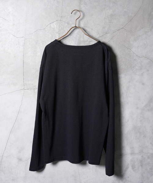 jiggys shop(ジギーズショップ)の「ドライポンチ キーネック 長袖Tシャツ ロンT カットソー(吸汗速乾)(Tシャツ/カットソー・メンズ・ブラック/ホワイト/グレー系その他・LARGE/MEDIUM/X-LARGE)」の16枚目の写真