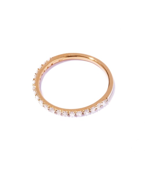 les bonbon(ルボンボン)の「【les bonbon】embrace moonstone ring/エンブレイス ムーストーン リング(リング・レディース・イエローゴールド・#15/#13/#11/#9/#5/#3)」の4枚目の写真