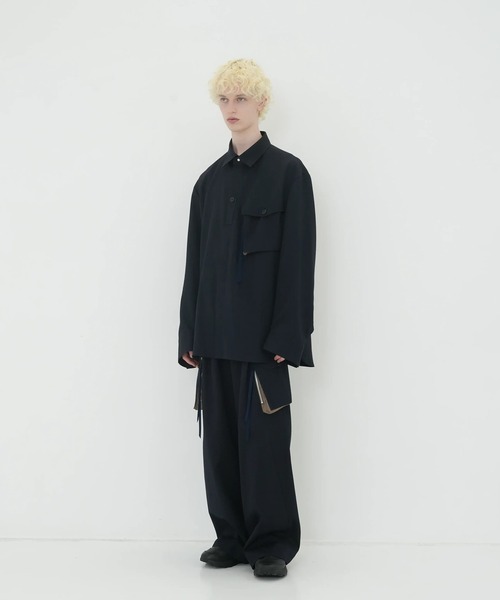 Tamme（タム）の「【TAMME】PCS SHIRT（シャツ/ブラウス・メンズ・ネイビー/ブラック・2/1）」の8枚目の写真