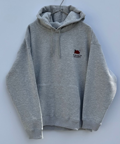 T-MAC サガラ刺繍ニット帽キツネ オーバーサイズ 裏起毛スウェット