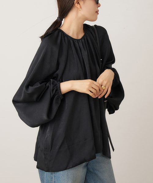 plage プラージュ　LINEN Gather ブラウス gather ブラウス（シャツ/ブラウス）｜Plage（プラージュ）の