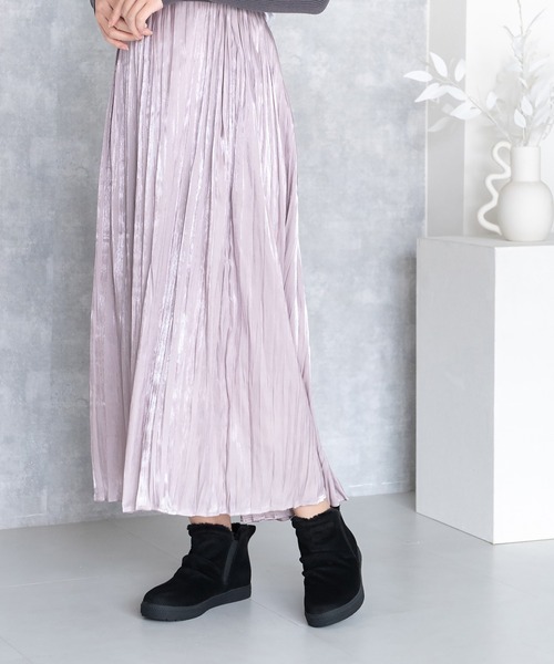 JELLY BEANS（ジェリービーンズ）の「インナーファースエードサイドゴアショートブーツ(211-57361)JELLY BEANS(ジェリービーンズ)（ブーツ・レディース・グレイッシュベージュ/ブラック系/ネイビー・S/M/L/LL）」の18枚目の写真