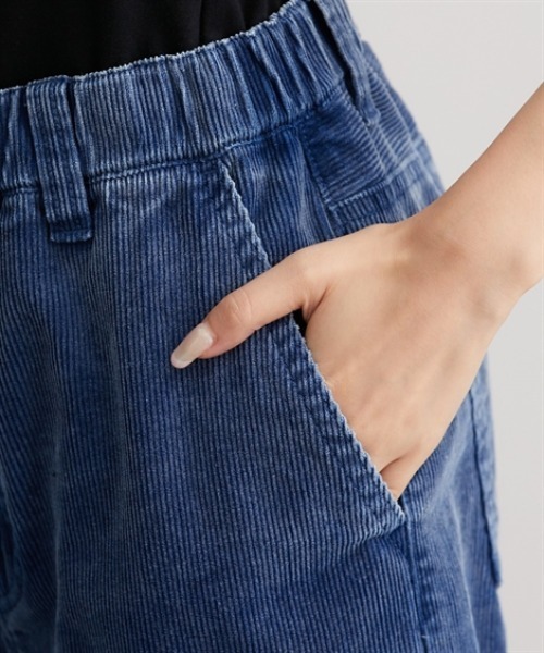 Soiunique（スワユニーク）の「ゆったりサイズインディゴコールワイドパンツ　［Soiunique］（その他パンツ・レディース・ワンウォッシュ/ネイビー・M/L/LL）」の12枚目の写真