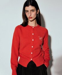BUTTERFLY KNIT CARDIGAN_RED