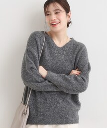DRESKIP | ふわふわVネックニット(ニット/セーター)
