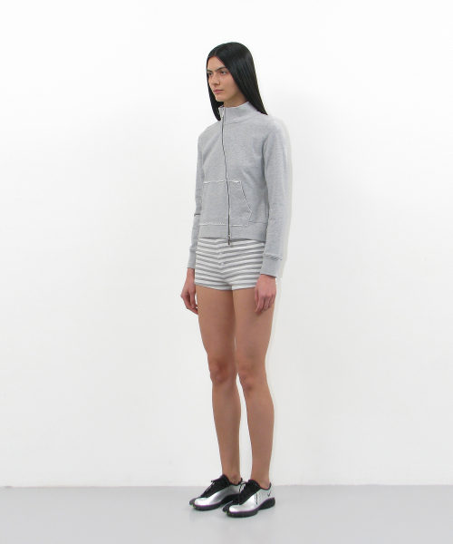 PARTIMENTO WOMEN(パルティメントウィメン)の「カットオフ93アンバランスドトラックジップアップ_メランジ(ナイロンジャケット・レディース・その他・SMALL/MEDIUM)」の2枚目の写真
